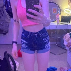 American eagle jean shorts